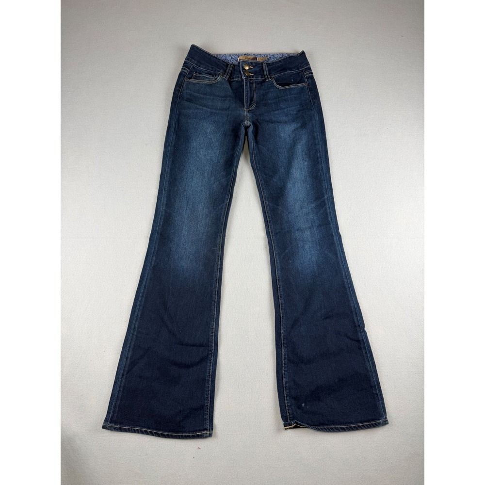 Y2K Paige Hidden Hills Bootcut Jeans Dark Floral Lining Size 29